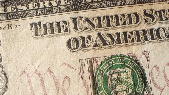 Macro Texture Banknotes Shot Close Up 100 50 20 10 American Dollar Bills