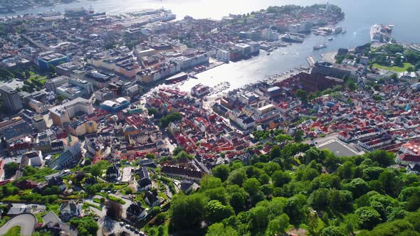 Bergen Is a City and Municipality in Hordaland on the West Coast of Norway