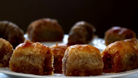 Turkish Traditional Dessert Food Baklava