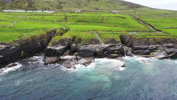 Beautiful Aerial View of Valentia Island, Locations Worth Visiting on the Wild Atlantic Way