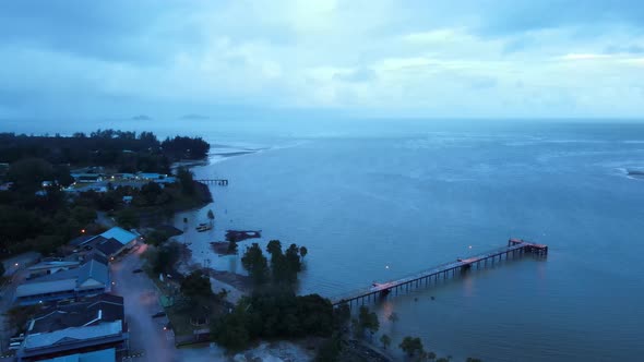 Prawn Fish Farm Aerial