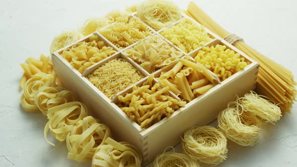 Box with Great Assortment of Pasta