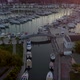 aerial yatch marine at sunset - VideoHive Item for Sale