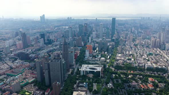 Nanjing City, Jiangsu Province, urban construction landscape