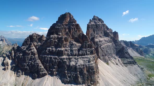 National Nature Park Tre Cime In the Dolomites Alps. Beautiful Nature of Italy.