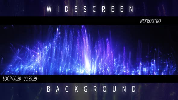 Shine Purple Widescreen Particles Background