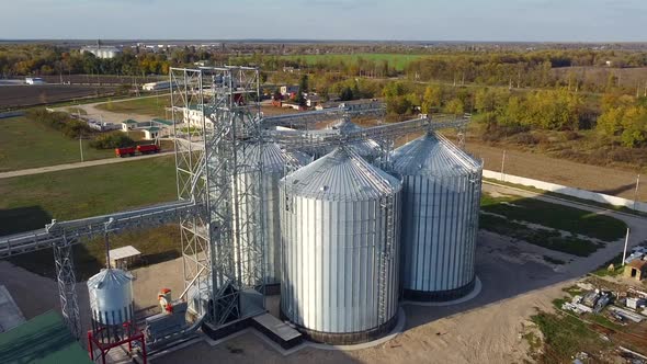 Silos of Grain Storage