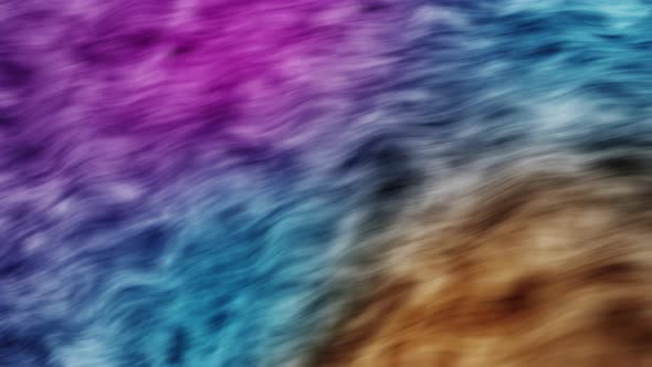 Colorful Fluid Gradients Moving Smoothly in Waves