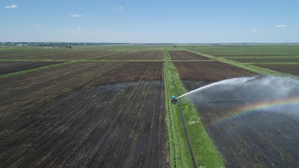 Irrigation System on Agricultural Land