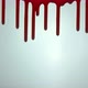 Blood Oozing on White Background Leaving Scary Blood Marks - VideoHive Item for Sale