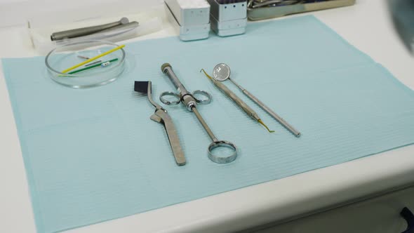 Putting a mask over dental tools