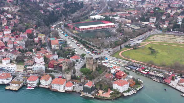 Istanbul Bosphorus Aerial View 6
