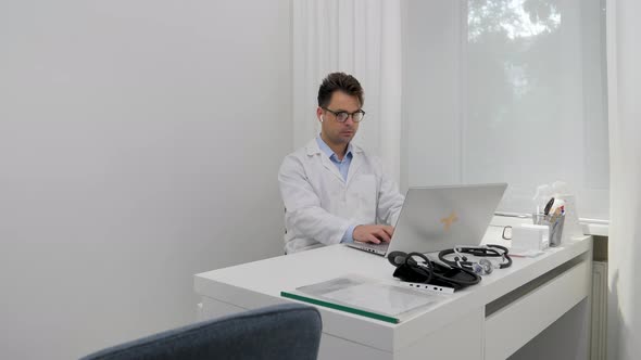 Doctor in His Office