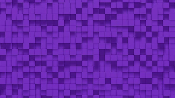 Purple small box cube random geometric background