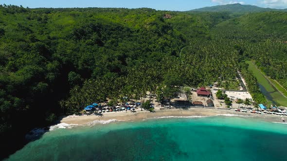 Beautiful Crystal Bay Beach on Nusa Penida Island