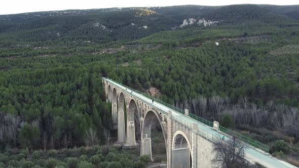 Aerial View of Old Bridge