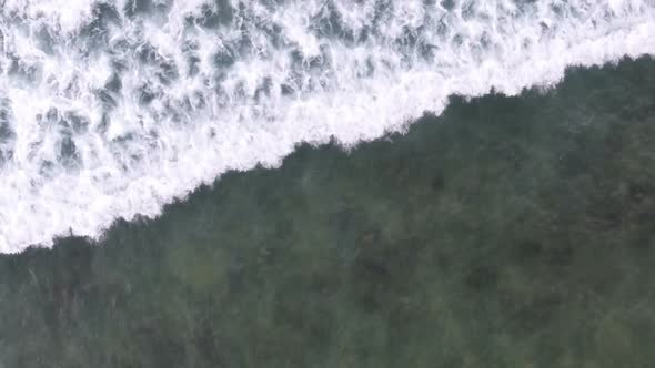 Aerial Footage Sea Wave