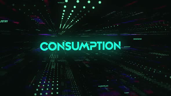 Sci Fi Digital Economics Word Consumption