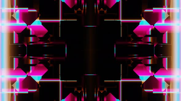 Abstract Neon Background VJ Loop alt