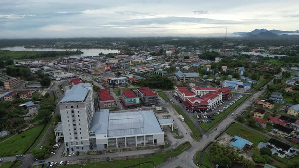 The Towns of Sarawak, Borneo, Malaysia