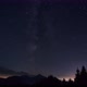 Beautiful Blue Night Sky with the Milky Way in a Mountain Landscape - VideoHive Item for Sale