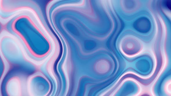 Abstract colorful trendy liquid wavy background.