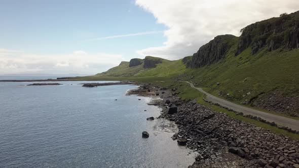 Scotland nature landscape by drone