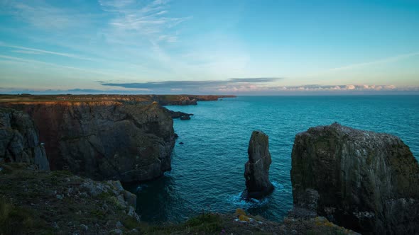 Wales Green Bridge Coast Pembrokeshire Nature Timelapse