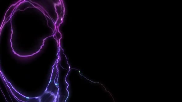 Lightning and Dramatic Thunderstorm Digital Rendering