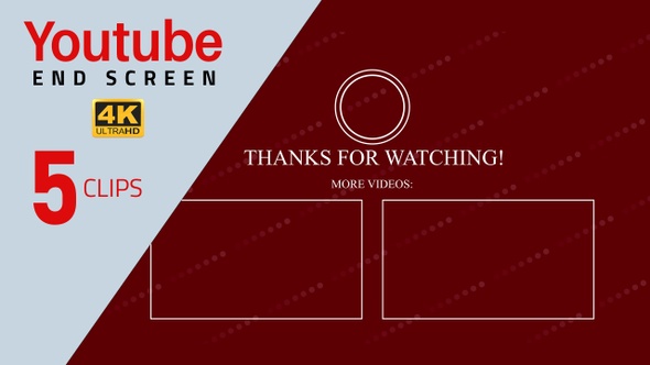 Youtube  End Screens Pack