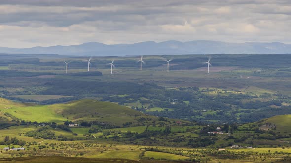 Time Lapse of Cuilcagh Boardwalk Trail known as Stairway to Heaven Walk in county Fermanagh in North alt