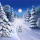 Christmas Animated Card With Hares 1 - VideoHive Item for Sale