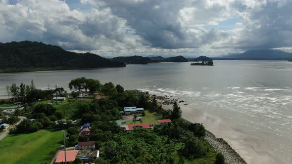 The Beaches at the most southern part of Borneo Island