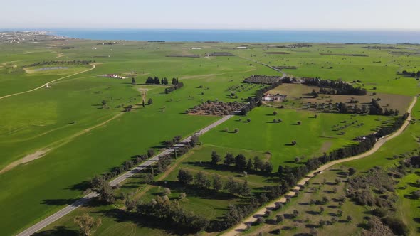 Day views of the mediterranean sea. Shooting from a drone. alt