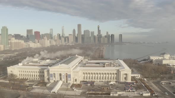Foggy Soldier Field Home of the Chicago Bears