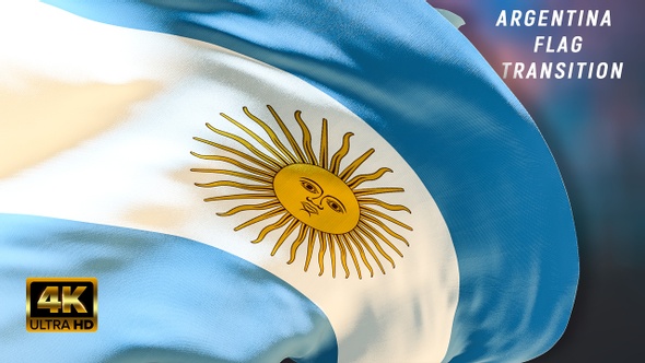 Argentina flag transition 