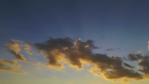 Timelapse of the Sunset Sky