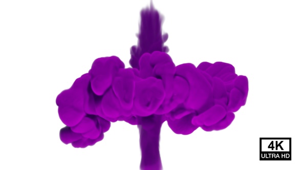 Purple Smoke Collisions 4K