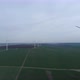 Overcast Day at Wind Turbine Field, Producing Green Energy - VideoHive Item for Sale