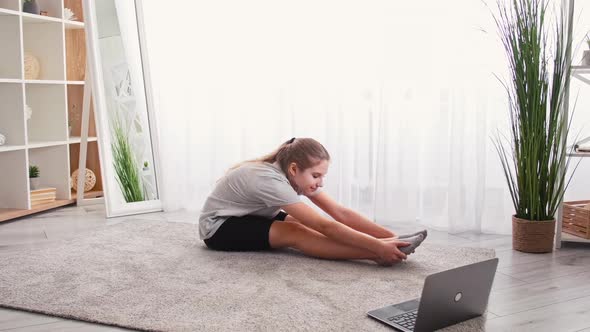 Flexible Girl Online Training Home Sport Female