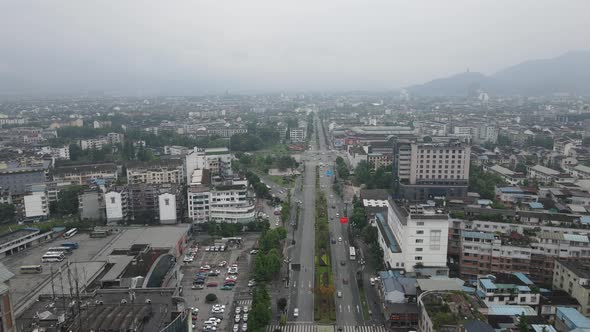 Builds of Dujiangyan City, Asia