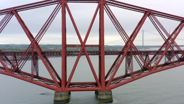 A Railway Bridge In Scotland Crossing a River