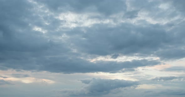 Timelapse Of Cloudy Sky