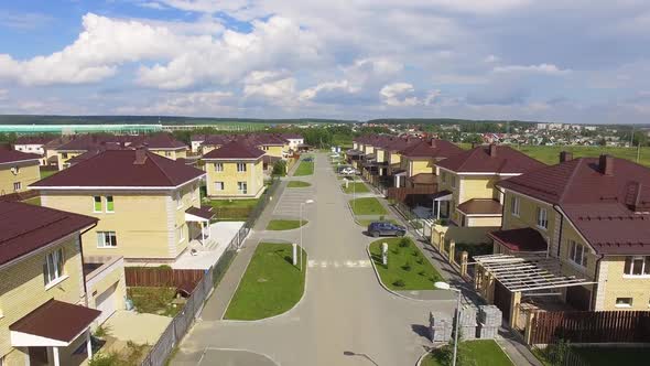 Aerial view of Calm Luxury Residential Area. 03