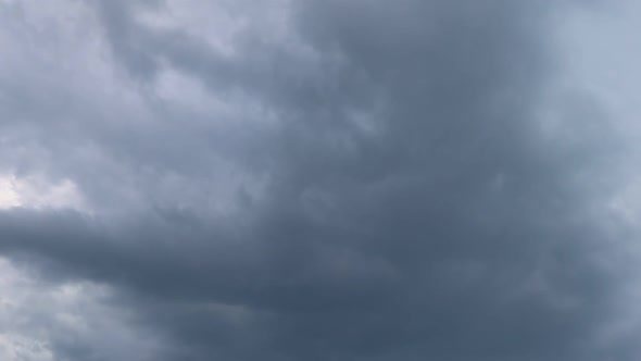 Timelapse summer clouds on blue sky