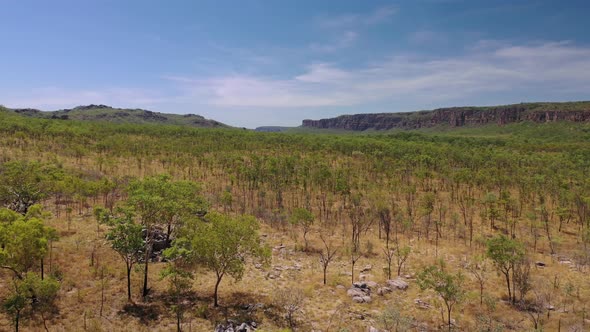 Budjmi Lookout Jim Jim Creek Kakadu National Park, Northern Territory, Australia 4K Aerial Drone