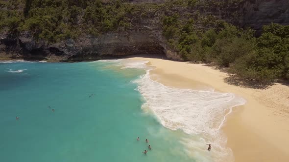 Waves On Tropical Beach