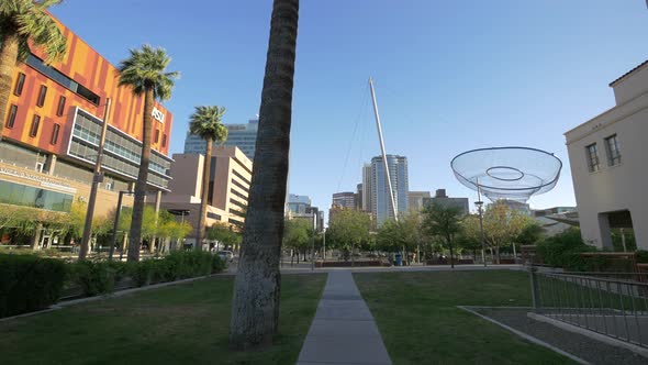 Buildings near Civic Space Park