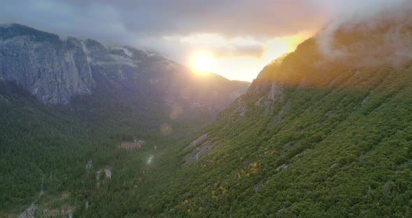 Spectacular Aerial Views Across the Valley.