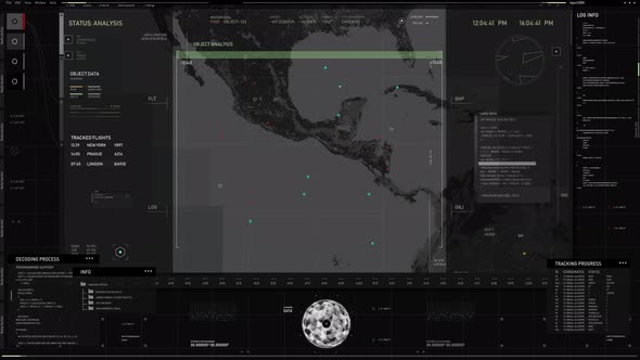 Radar In International Air Surveillance System Detected Incoming Private Jet alt